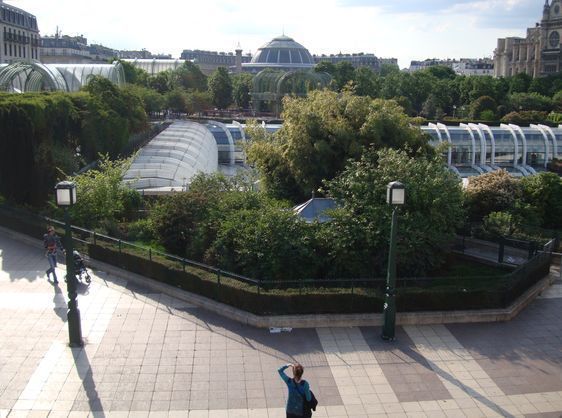 (c) ATI : Vue sur les Halles depuis la terrasse du conservatoire