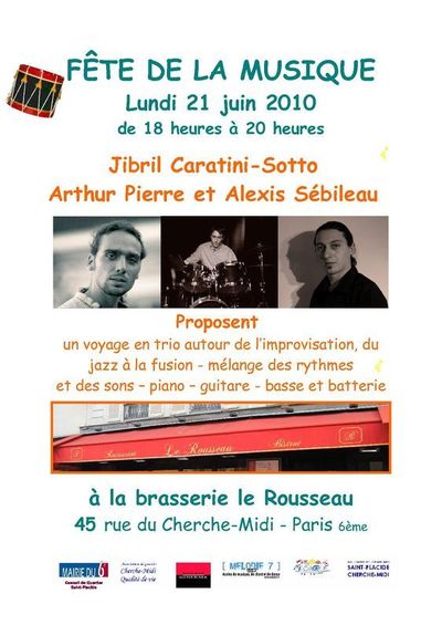 Juin 2010 : La rue du Cherche-Midi fête la musique