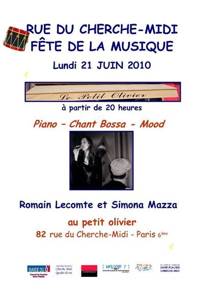 Juin 2010 : La rue du Cherche-Midi fête la musique