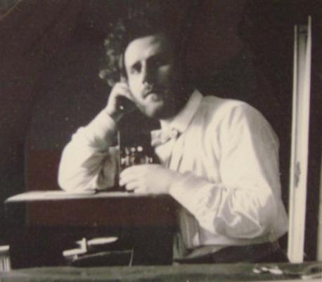 Autoportrait de Volochine, photo de Volochine, Paris 1905. Photographie, coll, V.P Kouptchenko