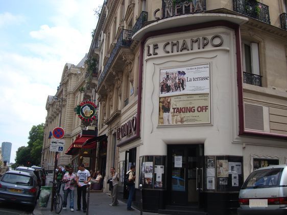 Le cinéma d'art et d'essai Le Champo dans le quartier Latin