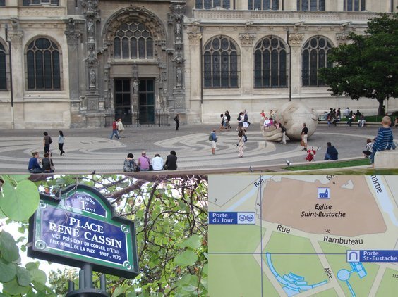 Le nom de la place René Cassin ne figure plus sur les plans