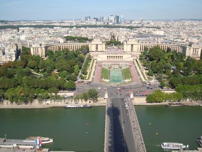 Le 16ème arrondissement vu depuis la Tour Eiffel