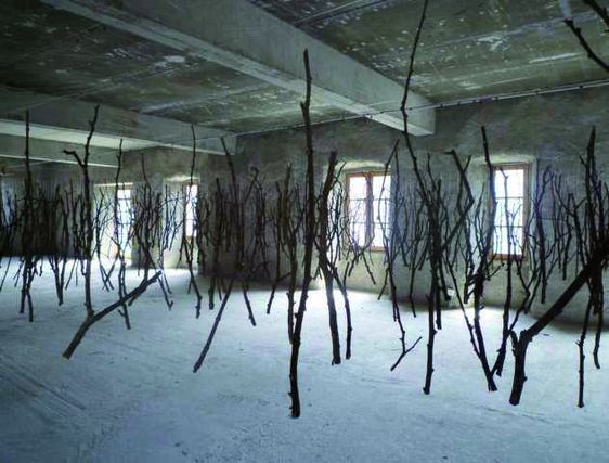 Nuit Blanche à Aubervilliers avec Michèle Trotta, graVité0(dièse)9, 2009 crédit Michèle Trotta