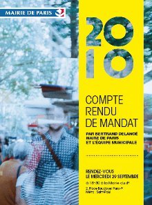 29 septembre 2010 : Compte-rendu de mandat de Bertrand Delanoë dans le 4ème arrondissement
