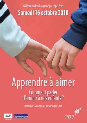 Affiche du colloque national organisé par l'Apel 75