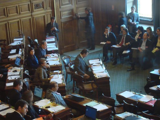 Le conseil de Paris le 18 octobre 2010