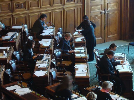 Le conseil de Paris le 18 octobre 2010