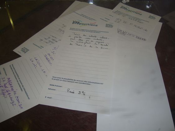 Voies sur Seine : boîte à idées à la mairie du 5e arrondissement