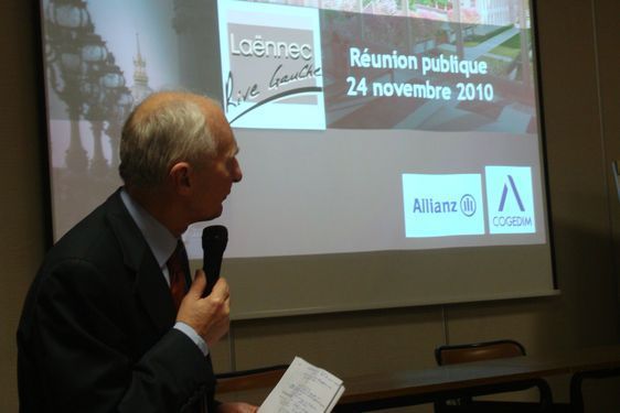 Alain Robert représente la Cogedim