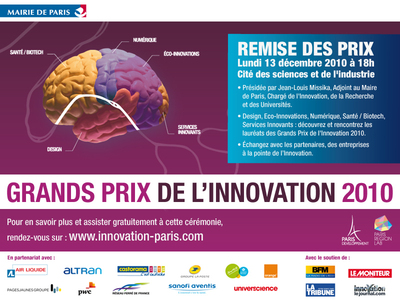 13 décembre 2010 : Remise des Grands Prix de l'Innovation