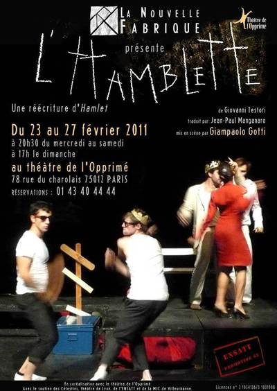 23 - 27 février 2011 : L'Hamblette de Giovanni Testori