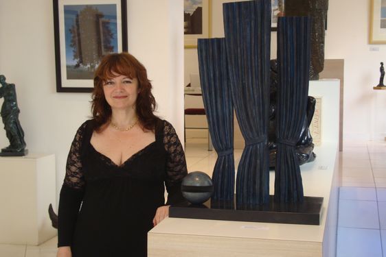 Pascaline Conversat de la Galerie ArtCo France - Photo : Louise Wessier.