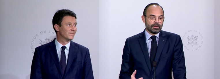 Conférence de presse Philippe et Griveaux le 9 janvier 2019