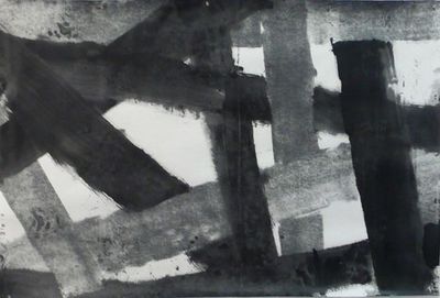 Sans titre, 2008-2009 peinture glycéro sur papier, 102 x 150 cm (40.2 x 59.1 in.)