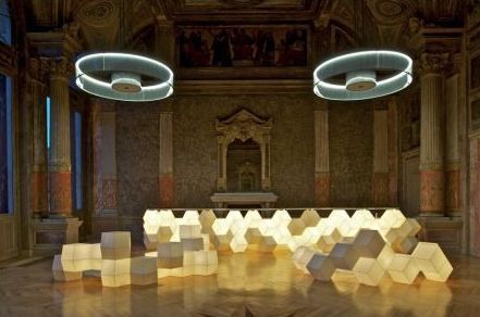 La Gaîté Lyrique, le Foyer historique, Manuelle Gautrand Architecture © Philippe Ruault.