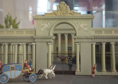 Maquette de la Grande Chancellerie de la Légion d'honneur qui jouxte le Musée de la Légion d'honneur. Photo : VD.
