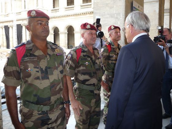 Les soldats des Outre-mer sont français. Photo : Julie Hammett.