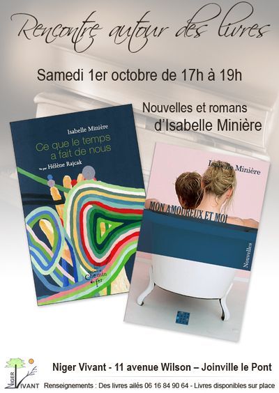 Rencontre avec l'auteure Isabelle Minière.