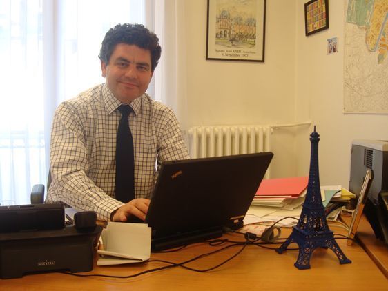 Vincent Roger, délégué fédéral de l'UMP à Paris - Photo : VD.