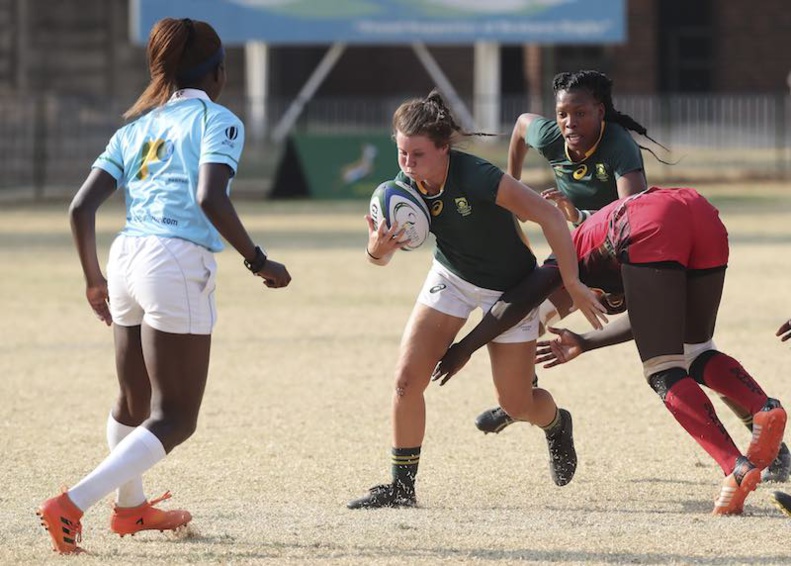 Coupe du Monde de Rugby - Qualifications Africaines : l'Afrique du Sud bat l'Ouganda à Johannesburg lors de la Coupe d'Or d'Afrique de Rugby © Rugby Africa.