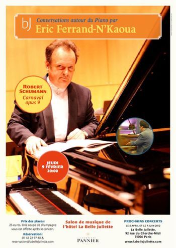 9 février 2012 : Conversation autour du piano avec Eric Ferrand-N'Kaoua