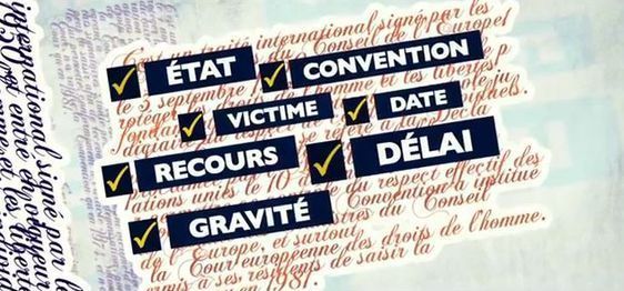 Recevabilité de la Cour Européenne des Droits de l'Homme (c) CEDH.