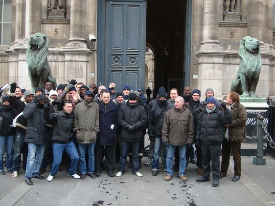 Grève des inspecteurs de la sécurité de l'Hôtel de Ville - Photo : VD.