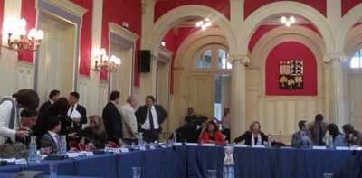 Avant le conseil d'arrondissement - Photo : JH.