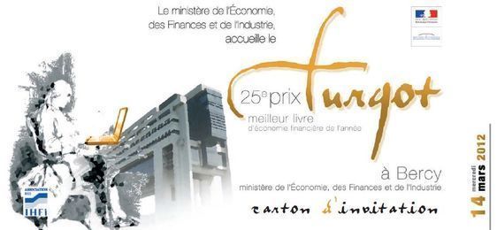 Invitation pour le Prix Turgot 2012.
