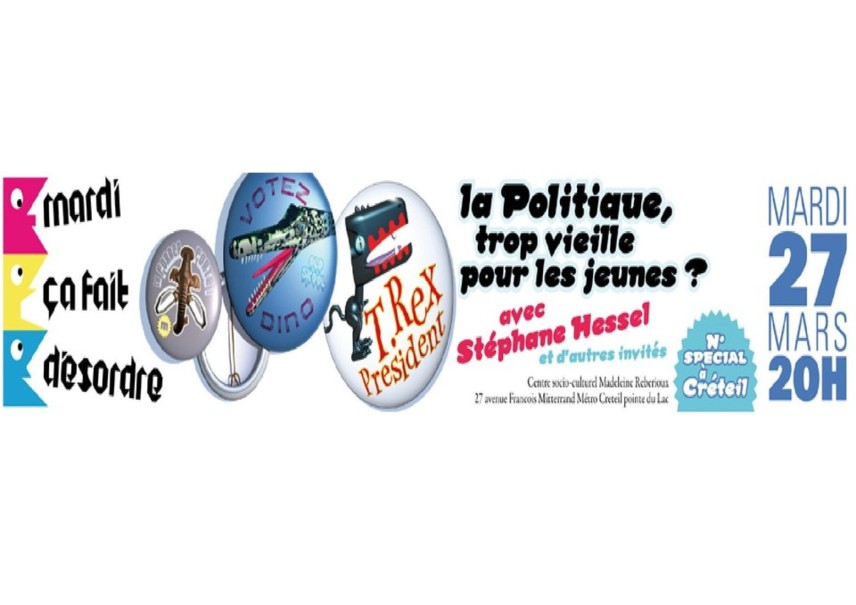 27 mars 2012 : Projection du film "Reporter citoyen" avec Philippe Merlant et Stéphane Hessel à Créteil