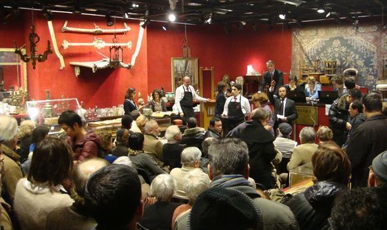 Salle de vente à l'Hôtel Drouot - Photo : TC