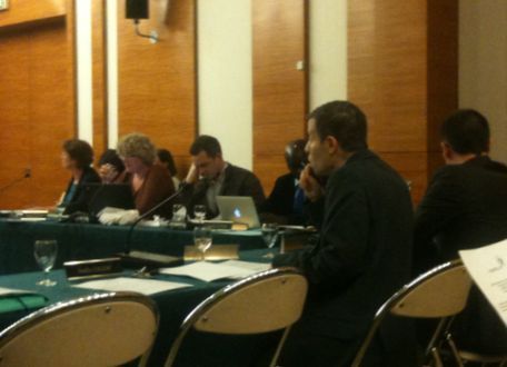 Les élus d'opposition au conseil du 17e arrondissement. De g. à d.: A.Lepetit, I.Gachet, J.Boucher, L.Ndaw, R.Cadoret et S. Labiodh - Photo : GB.