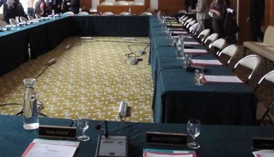 Avant le conseil du 17e arrondissement - Photo : JH Archives Paris Tribune 2011.