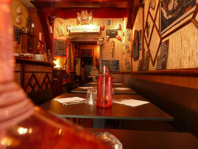Interior Restaurant Indonesia, Vaugirard, Paris©Restaurant Indonesia Paris