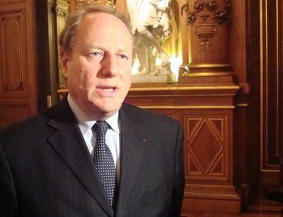 Philippe Goujon le 6 mai 2012 à l'Hôtel de Ville - Photo : VD.