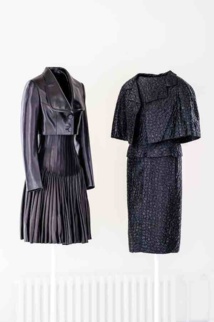 Azzedine Alaïa and Balenciaga, Alaïa's creation is at the left facing us © Stéphane Aït Ouarab