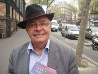Bernard Atlan en renfort dans les circonscriptions où Le Parti des Libertés présente des candidats, ici dans la 5e circonscription, dans le 10e  arrondissement - Photo : VD.
