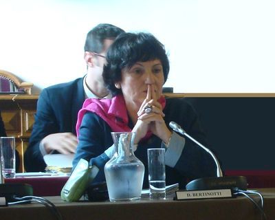 Dominique Bertinotti avant le précédent conseil d'arrondissement le 11 juin 2012 - Photo : VD.