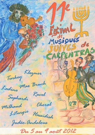 (c) Festival des musiques juives de Carpentras.