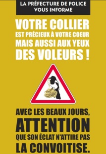 Flyer - recto (c) Préfecture de police de Paris.