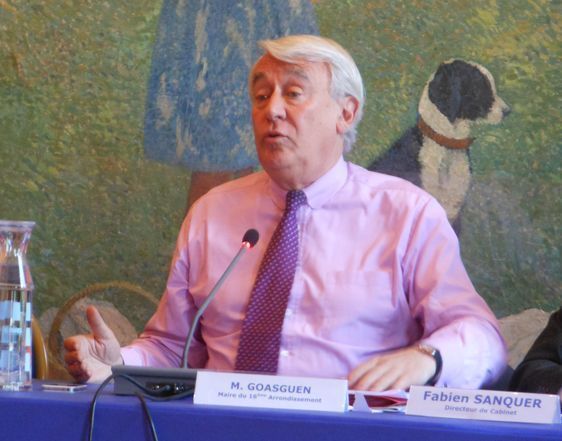 Claude Goasguen, député-maire du 16e arrondissement - Photo : GB.