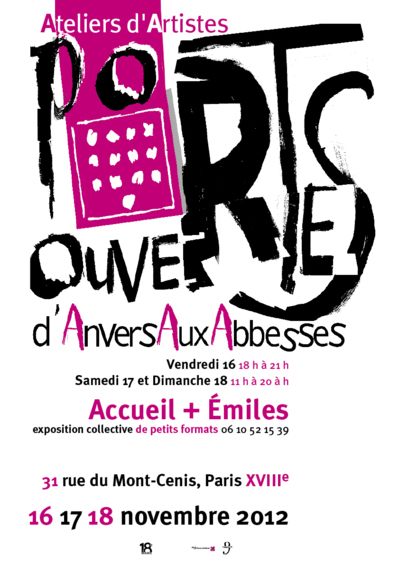 Portes ouvertes d'Anvers aux Abbesses.