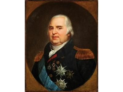 Portrait de Louis XVIII (c) Etude Coutau-Bégarie.