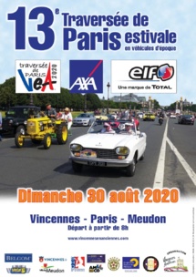 13e Traversée de Paris estivale en Anciennes