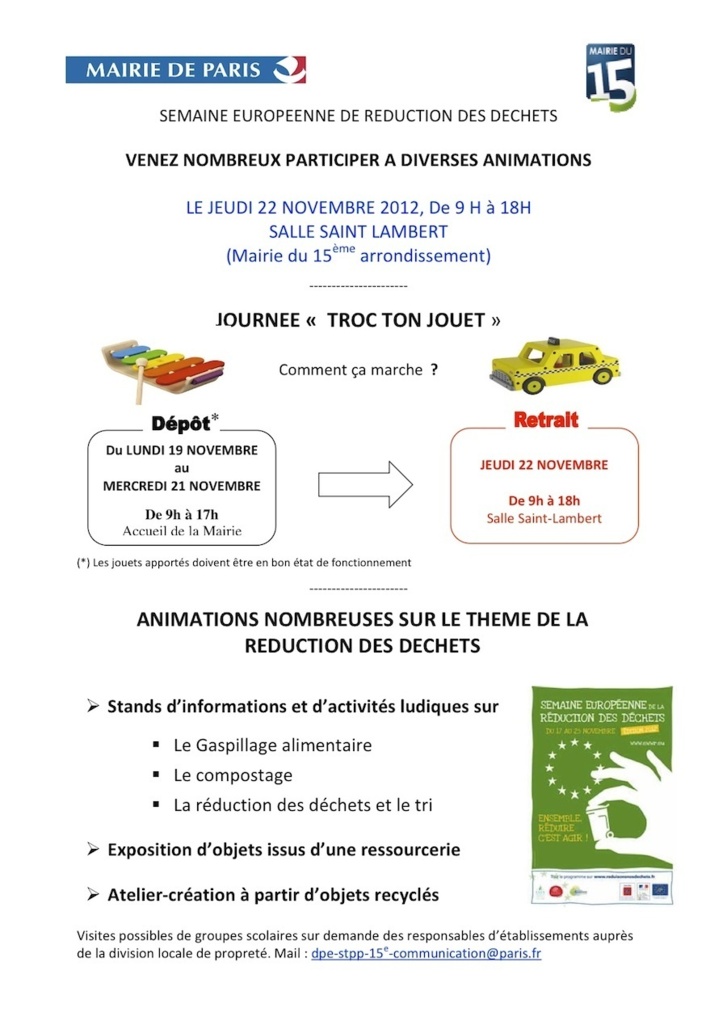 (c) Mair(c) Mairie du 15e arrondissement et Mairie de Paris.