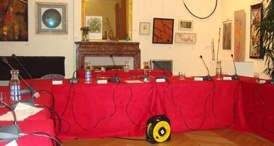 Salle du Conseil du 2e arrondissement de Paris.