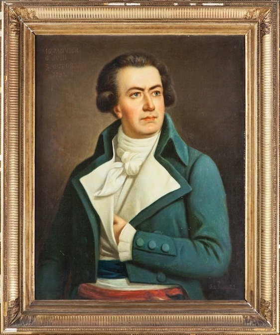 Portrait d'un Révolutionnaire n'ayant pas été adjugé, et qui peut être acquis de gré à gré au cours des prochains jours, du peintre Jules de Fressiniat né en 1820 - Lot n°26 présenté par Limoges enchères le 1er décembre 2012 (c) Etude Nicolas Constanty - Le collaborateur de Paris Tribune pense qu’il s’agit d’un portrait d’un Conventionnel, c’est-à-dire d'un membre de la Convention nationale.