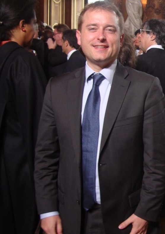 Loïg Raoul à l'Hôtel de Ville le 15 mai 2012 au discours de François Hollande - Photo : VD.