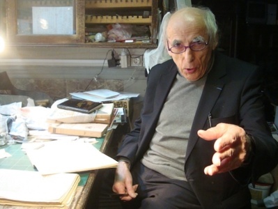 André Minos président du Comité de défense des habitants et travailleurs du quartier latin et de ses environs 5e et 6e - 11 decembre 2012 - Photo : VD.